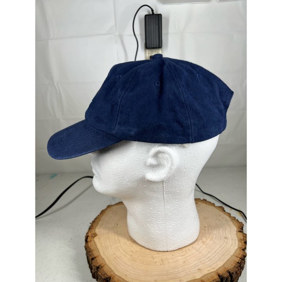 Berlin Germany Embroidered Blue Baseball Hat Cap with Metal Snap Buckle Closure - Picture 4 of 7